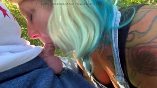 I Cumming to You, My Lust: 'Fuckskyy's Frenzied Foray Outdoors'