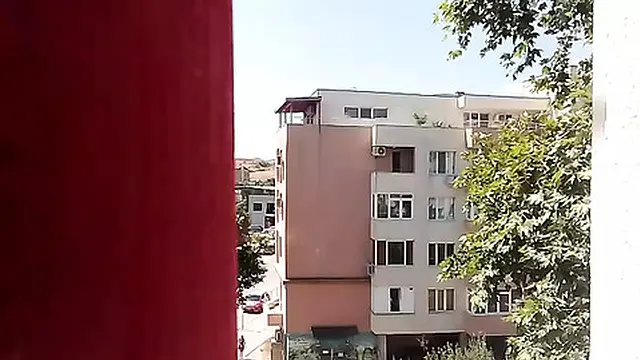 Hot solo on the bosom