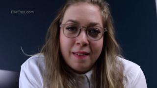 Elle Eros gets pegged POV, her juicy slit screams 'yes' to 7 inches of raw cock🌭