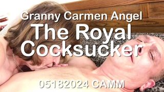 Grannie gets royally nailed by multiple cocks