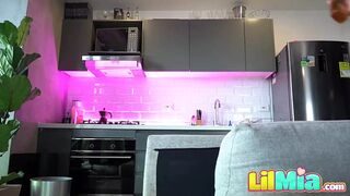Little princess👸 fingers own juice box POV style