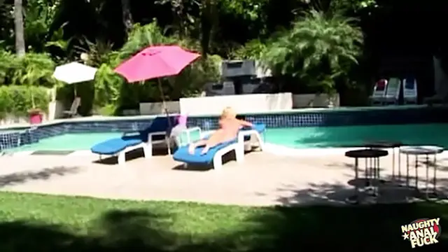 Spreading Sunscreen on the Kinky Blonde PAWG Leads to Intense Deepthroating and Deep Anal Thrusts