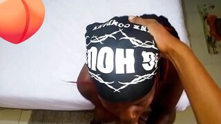 Blowjobs & Bangs: Ebony Wifey Sucks Stepbro's Dick🌭 & GETS SLammed Back