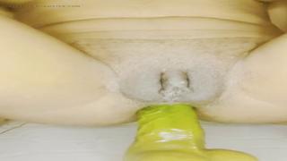 Blushing ebony goddess enthusiastically penetrates rectal orifice with unbridled passion, capturing uncut footage