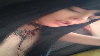 Dirty Goth Close-Up Smoking Scene (Full Video Available)