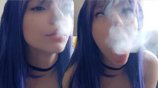  Busty babe gets lit and gets her tits out for nasty hookups