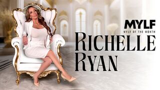 Celebrating legendary cum-dumps of titanic T&A sensation, Richelle Ryan's majestic mammaries