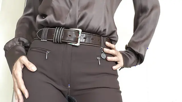 Sensual Riding Pants Ride and JOI