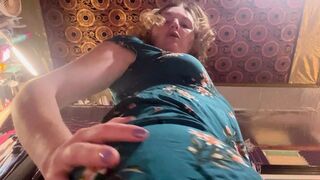 Sexy hippie chick Rachel Wriggler's nasty striptease freak fest: tits out, booty shaking like hell
