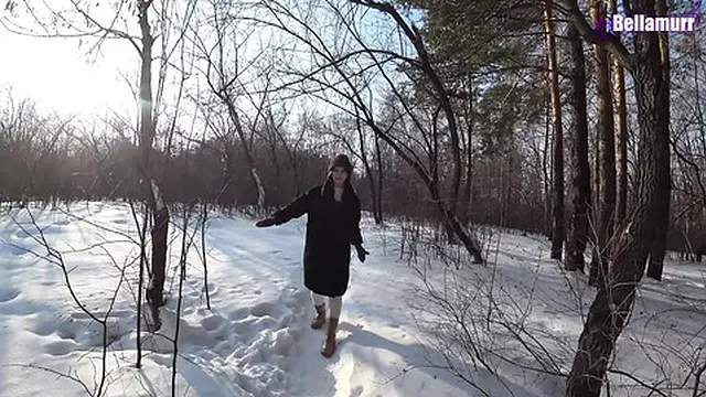 A Stroll in the Park with My girlfriend Led to a Rough Encounter - Anny Walker