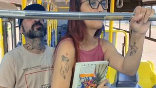 This lustful nymph was ravished on a moving vehicle in broad daylight