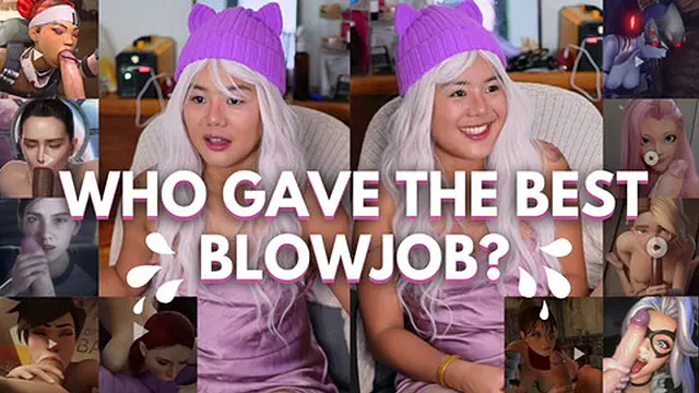 Who′s the top blowjob girl? ExotiqFox solo cumshot reaction &mdash;  watch porn with me