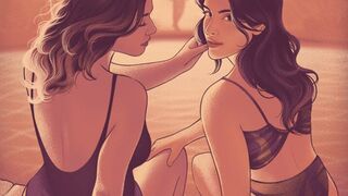Two babes, one stud, and a filthy threeway freak fest, baby!