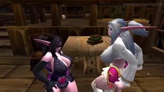 Filthy Elf Hoes Flash Their Fleshy Tits for Your Peeping Pleasure