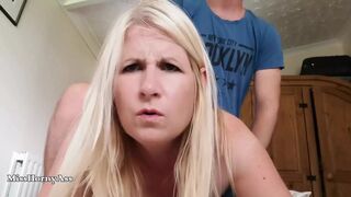 Double-Blowjob-Fuckstepmommy Wakes You Bloody-Good