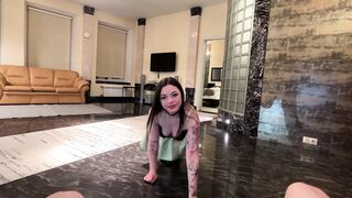 Oral😜 sex with a tattooed babe - pure xxx filth