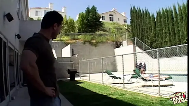 Brooklyn Night gets her sweet ass railed besides moisty facials from two hung guys