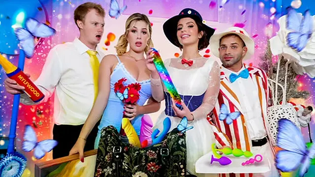 MYLF - Sweet Nanny Loves a Dash of Cum for Learning (Mary Poppins Twist)