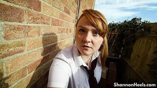 Dirty White Trash Ho Fucks Her Way Through The Streets of London