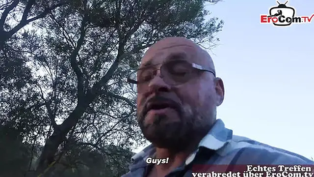 EroCom Date - German ebony teen enjoys real cumshot without protection