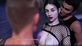 Seven's sultry slit served savage studs, while her submissive sweetheart savored the show