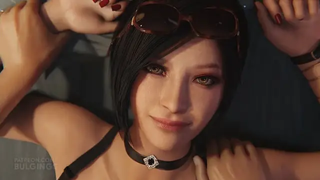 Resident Evil - missionary position creampie sex (animated with sound)