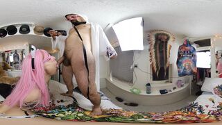 THIS BUSTY HARLOT'S WILDEST FREAK-FEST: 360 DEGREES OF UNHINGED ACTION