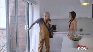 Get Gagged POV - 3 Teen Whores Service BBC with Ropes
