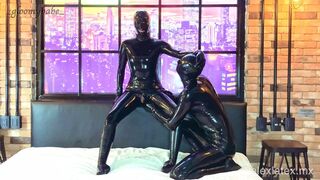 Meet my newest latex plaything, T1, ready for filthy fumbling with Alex
