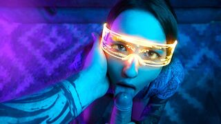 Sunako_Kirishiki's POV Cyberpunk: Fucked Petite Slut Deepthroat