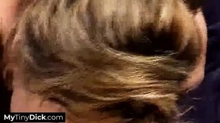A Hot MILF Gags On Tiny, Weak Dick🍆 In POV Blowjob