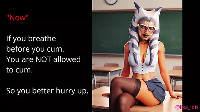 Ahsoka Tano submission to her Master′s Joi - Intense Breath & Cognitive Play