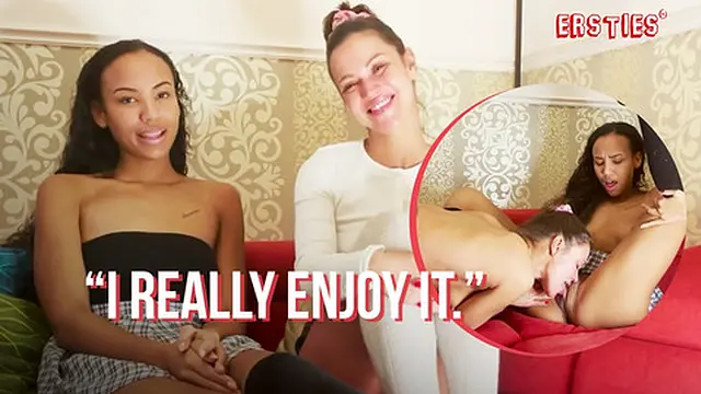 Hot Lesbians Alternate In Intense Oral😜 Action