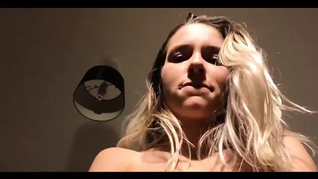 Cumming Deep Inside Her Belly Button View from Below