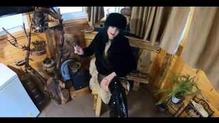 Mature Lady Deep Throat On Fur & Heels, Scene 204
