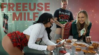 Horny🥵 MILF Paisley Porter Gets Wild with Her Sex-Crazed Stepfamily During Festive Intercourse Session