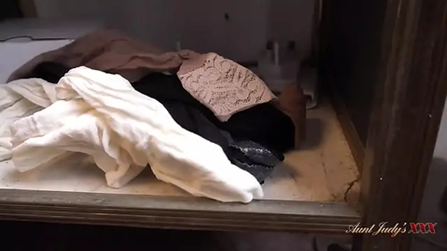 AuntJudysXXX - Busty Mature Landlady Josephine James Catches You with Her Stockings