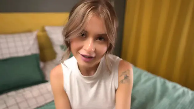 What Other Gift Could Expect From Slutty Stepsister? Two Tight Pussy  POV