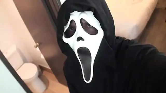 Ghostface Fucks a Slutterfly - Masked Dom Fucks Squirt Queen Vanessa Cliff