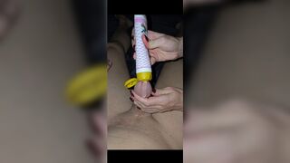 'Sizzling MILF Gets A Handjob Session Part One'