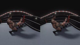 Wet Wrestlers' Anal👌 Action: Morgan & Bliss Triple Anus Fling