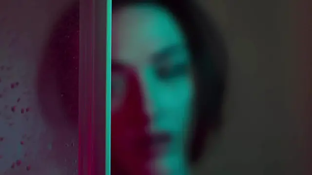 Sexy Brunette Teases in a Damp T-Shirt from Her Perspective