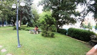 Sultry Latina in pink swimsuit receives deep cumshot from Daddy Dan