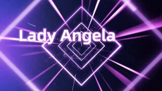 Angela Piink in Lace Lingerie and Pink Boots: Body Worship POV