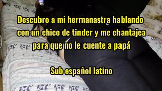 Stepsister's Blowjob Keeps My Mouth Shut, Homemade