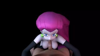Jessie From Team Rocket Sucks Dick in POV - Pokemon Parody
