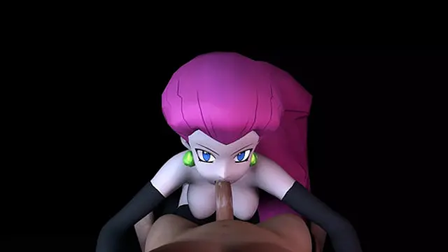 Jessie from Team Rocket enjoys oral😜 in POV - Pokémon parody