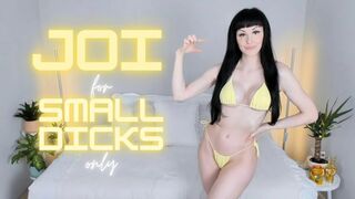 Holly Hardy Gives You JOI and Small Penis Encouragement for Small Dicks Only