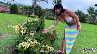 I fuck the gardener on my farm while my husband is away - Sayafit
