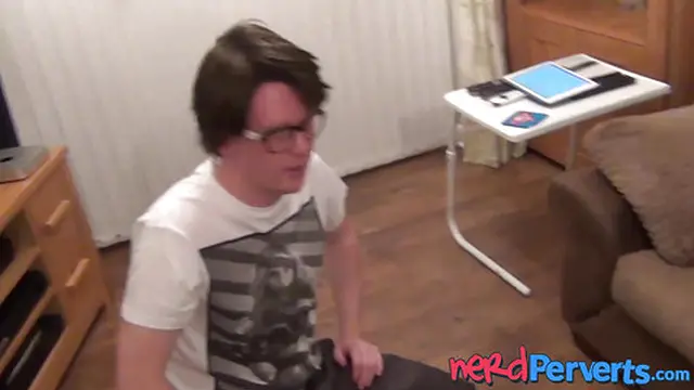 MILF Bella Star talked into sucking nerd dick in audition